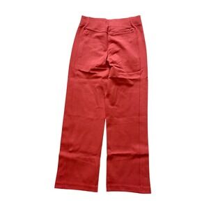 Betabrand Dress Pants Monroe Crop Trouser Straight Red‎ Size M